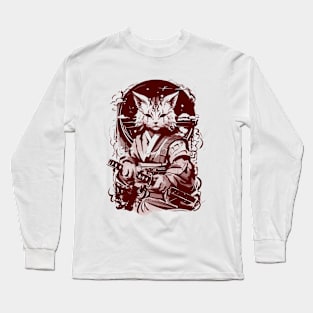 Cat warrior Long Sleeve T-Shirt